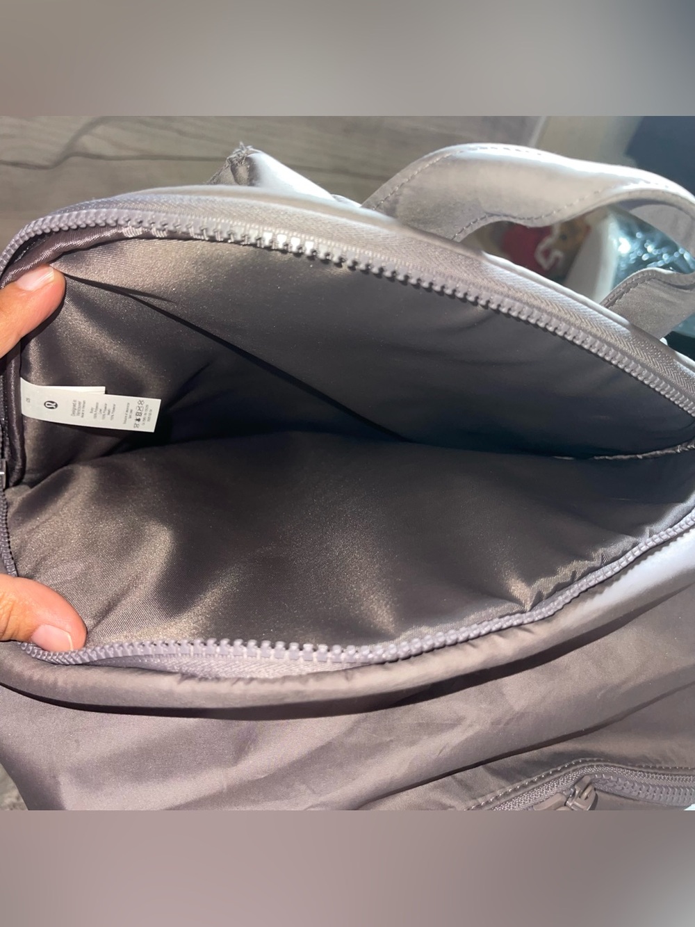 Lululemon Pack It Up 21L Unisex Lunar Rock Grey Purple Backpack - Picture 7 of 13